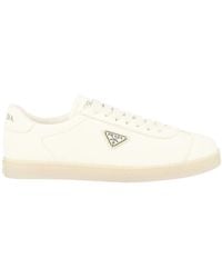 Prada - Lane Leather Sneakers - Lyst