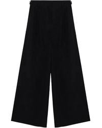 Jonathan Simkhai - Leroy Pleated Wide-Leg Trousers - Lyst