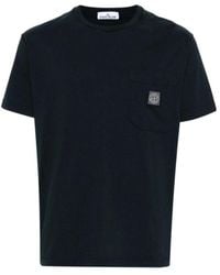 Stone Island - Logo Patch Crewneck T-Shirt - Lyst