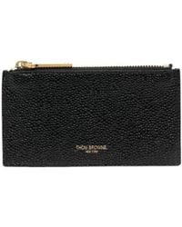 Thom Browne - Logo Embossed Zipped Wallet - Lyst
