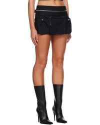 Dion Lee - Belted-Waist Mini Skirt - Lyst