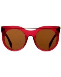 McQueen - Logo Details Sunglasses - Lyst