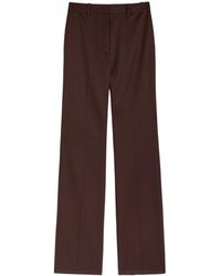Nili Lotan - Corette Straight-Leg Wool Trousers - Lyst