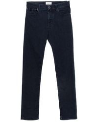 Jacob Cohen - Logo Patch Slim-Fit Jeans - Lyst