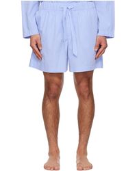 Tekla - Drawstring Pajama Shorts - Lyst