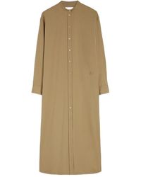 Jil Sander - Long-Sleeved Poplin Shirt Dress - Lyst