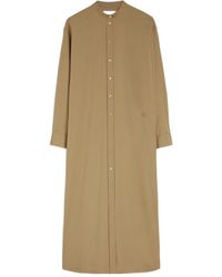 Jil Sander - Long-Sleeved Poplin Shirt Dress - Lyst