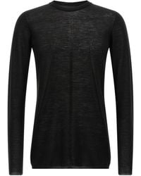 Rick Owens - Long Sleeve Crewneck Jumper - Lyst