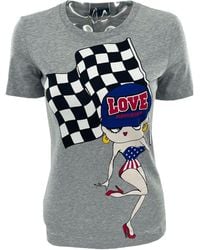 Moschino - Item O-Neck Short-Sleeved T-Shirt - Lyst