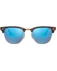 Ray-Ban - Clubmaster Square Frame Sunglasses - Lyst