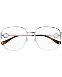 Gucci - Eyewear Square Frame Glasses - Lyst