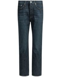 Agolde - High Waist Straight-Leg Jeans - Lyst