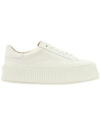 Jil Sander - Lace-Up Chunky Sneakers - Lyst