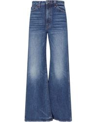 KHAITE - High-Rise Wide-Leg Jeans - Lyst