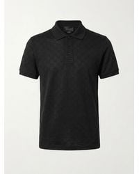 Gucci - Gg Technical Jersey Jacquard Polo Shirt - Lyst