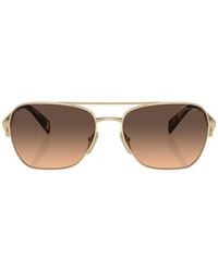 Prada - Eyewear Aviator Sunglasses - Lyst