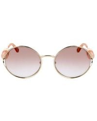 Chloé - Round Frame Sunglasses - Lyst