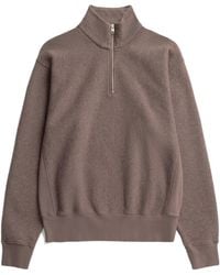 Norse Projects - Wool Blend Half-Zip Sweatshirt - Lyst