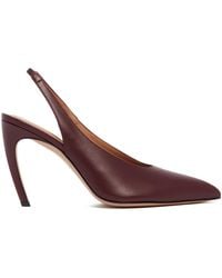 The Attico - The Viper Slingback Pumps - Lyst