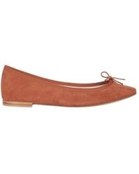 Repetto - Bow Design Flat Shoes - Lyst