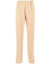 forte_forte - Elastic Waist Casual Pants - Lyst