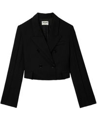 Zadig & Voltaire - Vito Double-Breasted Blazer - Lyst