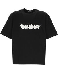 Off-White c/o Virgil Abloh - Logo Printed Crewneck T-Shirt - Lyst