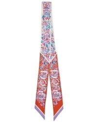 Gucci - Printed Silk Twill Ribbon - Lyst