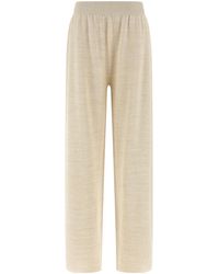 Fabiana Filippi - Elastic-Waist Knitted Trousers - Lyst
