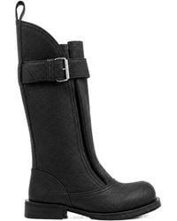 IRO - Buckled Leather Boots - Lyst