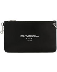 Dolce & Gabbana - Milano Logo Printed Toiletry Bag - Lyst