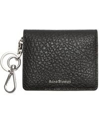 Acne Studios - Logo Detailed Bi-Fold Card Case - Lyst