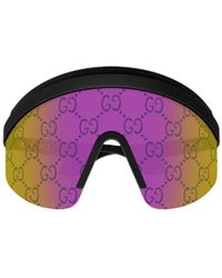 Gucci - Eyewear Shield Frame Sunglasses - Lyst
