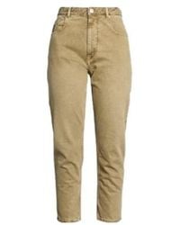 Isabel Marant - High-Waisted Tapered Cropped Casual Trousers - Lyst
