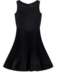 Emporio Armani - Sleeveless Flared Dress - Lyst