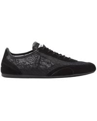 Jimmy Choo - Sunny Panelled Lace Sneakers - Lyst