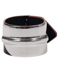 Max Mara - Tavola Stud-Detail Leather Bracelet - Lyst