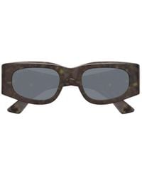 Gucci - Eyewear Rectangular Frame Sunglasses - Lyst