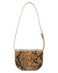 Nili Lotan - Francoise Snake-Effect Leather Crossbody Bag - Lyst