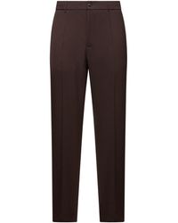 Moncler - Gabardine Tailored Pants - Lyst