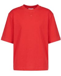 Marine Serre - Oversized Moon-Graphic Crew-Neck Short-Sleeve Sports T-Shirt - Lyst