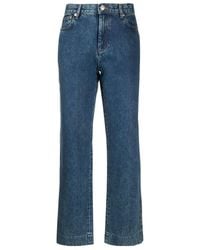 A.P.C. - Straight Leg Sailor Jeans - Lyst