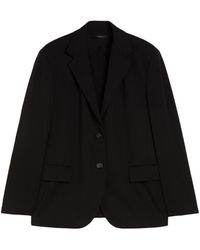 Weekend by Maxmara - Ebano Single-Breasted Tailored Blazer - Lyst