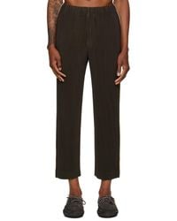 Homme Plissé Issey Miyake - Homme Plissé Issey Miyake Pleated Straight-Leg Pants - Lyst