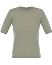 Max Mara - Gerico Short-Sleeved Knitted Jumper - Lyst