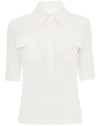 Chloé - Chloé Short-Sleeved Utilitarian Top - Lyst