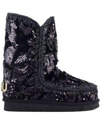 Mou - Eskimo 24 Velvet Sequin Boots - Lyst
