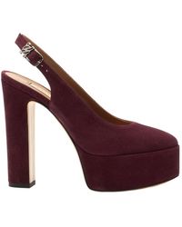 Casadei - Patty Platform Slingback Heeled Sandals - Lyst