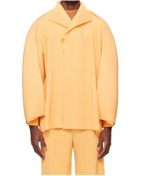 Homme Plissé Issey Miyake - Pleated Casual Jacket - Lyst