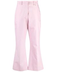 MSGM - Logo Casual Pants - Lyst